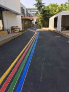 苏州彩色道路划线_苏州飞扬彩色道路划线施工图