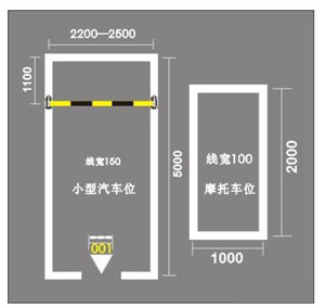 苏州物业地下车库划线方案,地下车库停车位划线怎么施工?