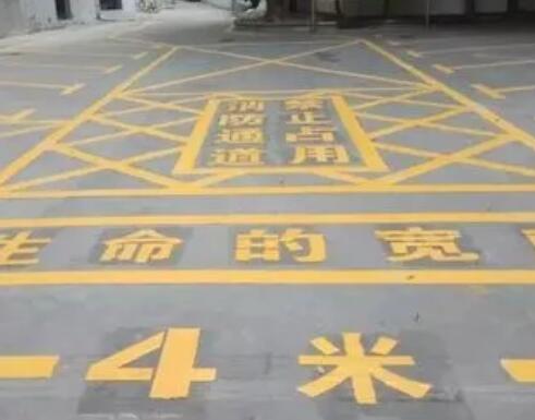 道路划线，车位划线，停车位划线